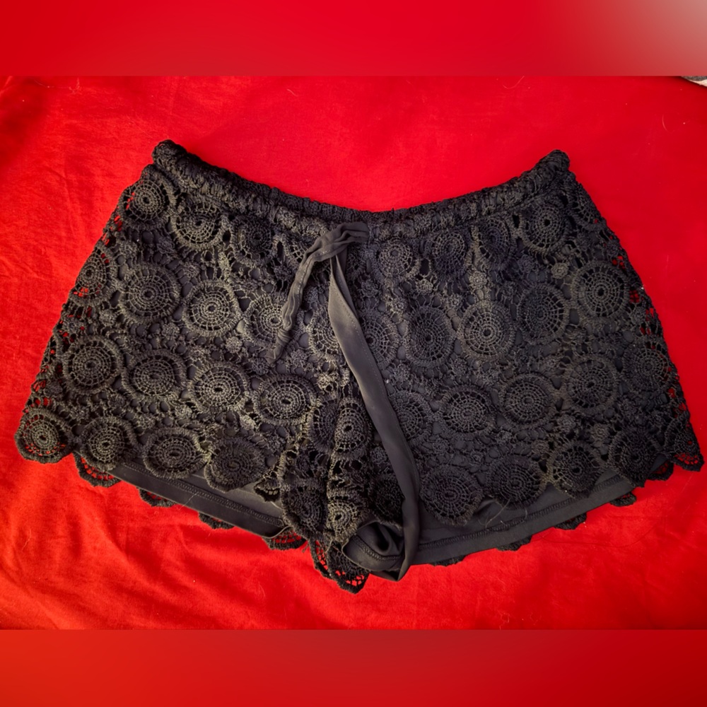 HeartSoul Black Lace Shorts